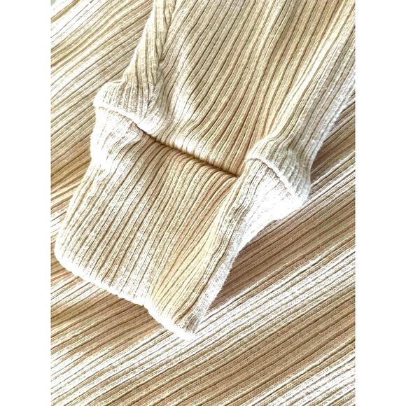 Madewell Avalon Pink Front Tie Long Sleeve Pullover Top - Picture 6 of 10